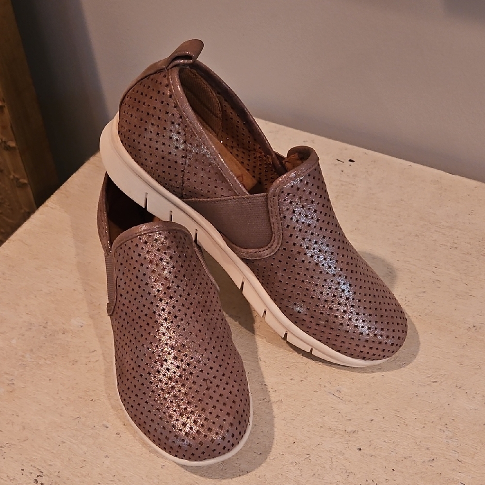 Comfortiva Taupe Loafers